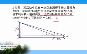 Tải video: 1.6.1利用三角函数测高