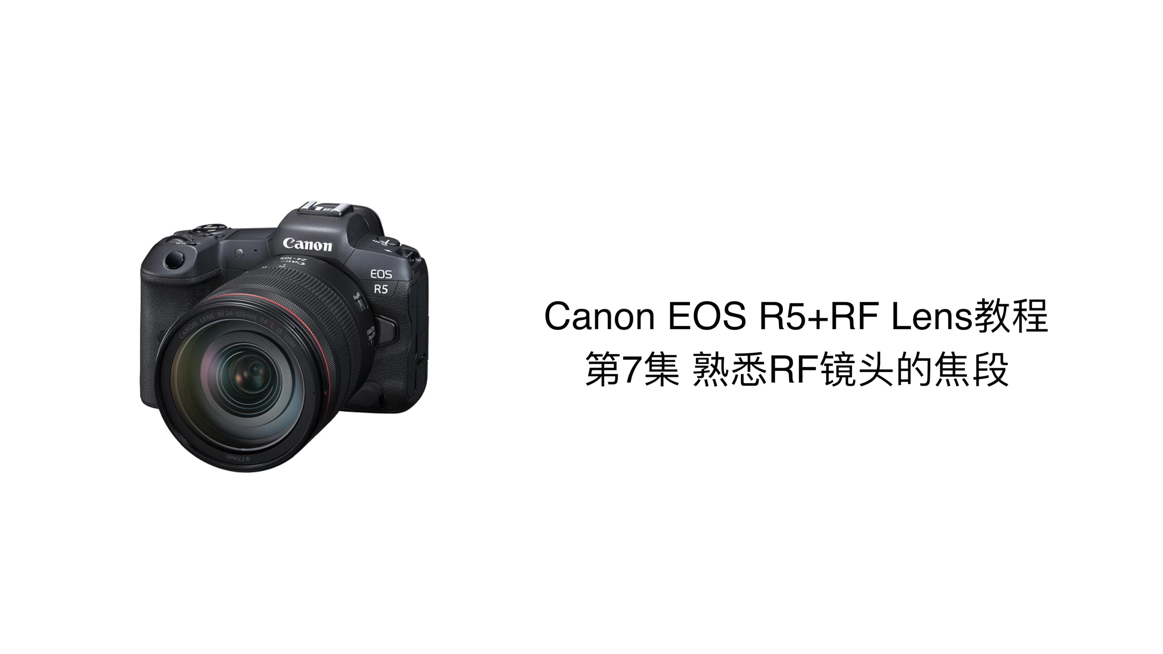 Canon EOS R5+RF Lens教程第7集 熟悉RF镜头的焦段哔哩哔哩bilibili