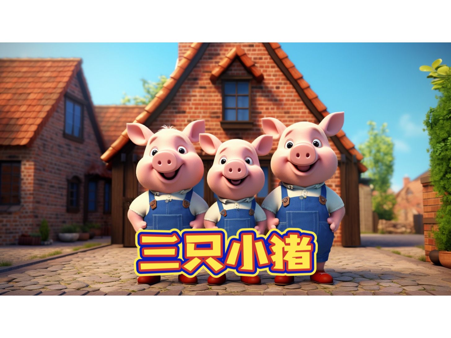 The three little pigs/三只小猪(中英字幕)哔哩哔哩bilibili