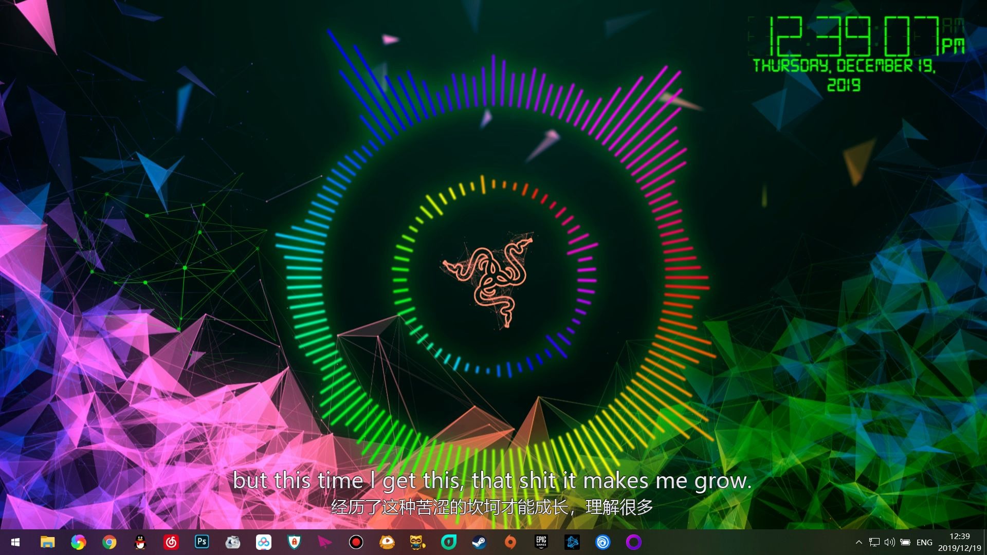 [1080P+60帧][Wallpaper Engine]RAZER MEDE 特效预览[BGM Let Go.  石玺彤]哔哩哔哩bilibili