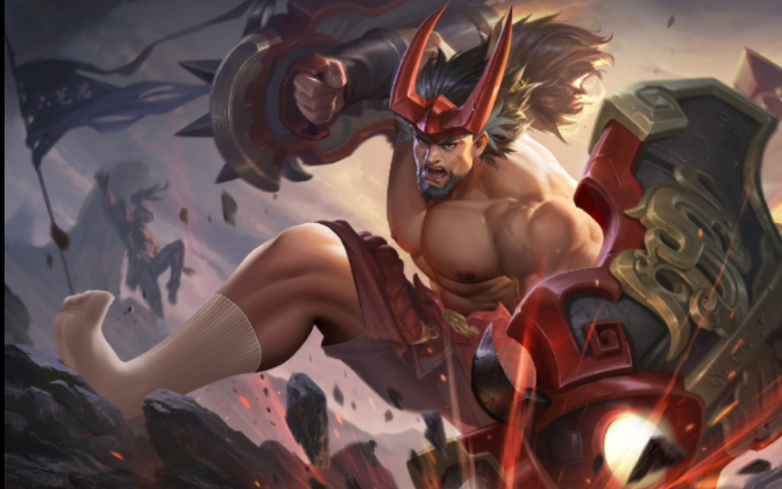 王者荣耀清凉装更衣室—廉颇,廉颇不老,还是肉壮大叔惹,没想到卸去