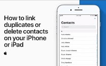 苹果支持 教程 如何在iPhone上关联重复的联系人或删除联系人— Apple Support