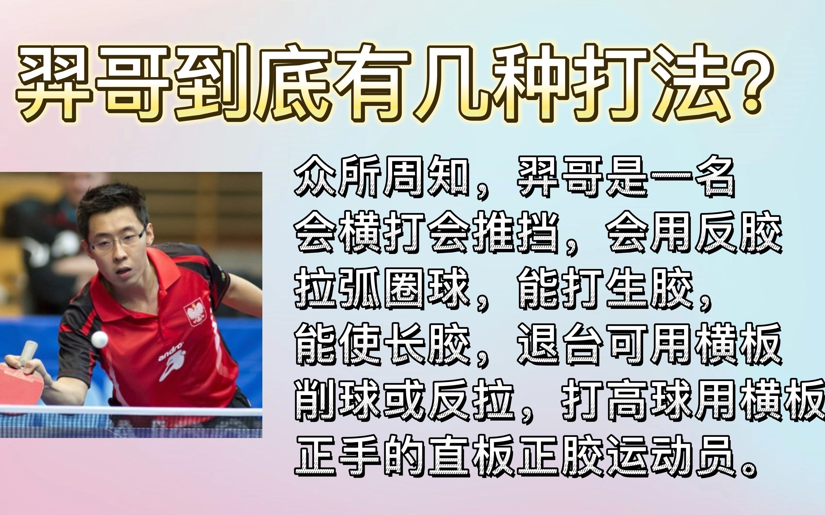 你们说,王增羿老师到底会多少种打法?论直板正胶天王的打法大全哔哩哔哩bilibili