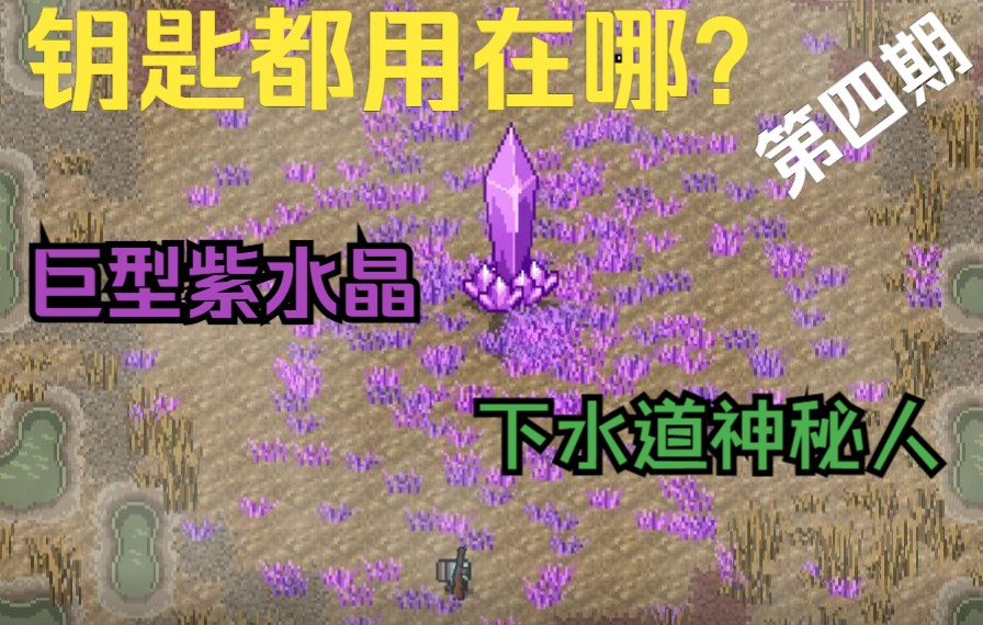 [图]【ZERO Sievert-零希沃特】钥匙都用在哪？第四期，巨型紫水晶和下水道的神秘人。对话剧情已翻译