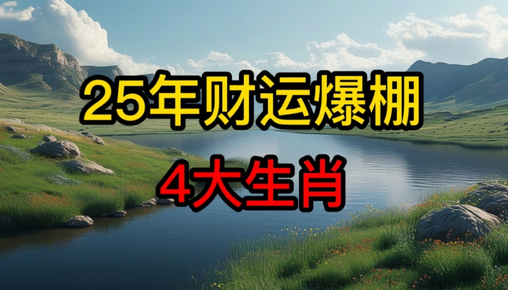 2025年财运爆棚生意火爆,事业蒸蒸日上,日子过得顺心的4大生肖哔哩哔哩bilibili