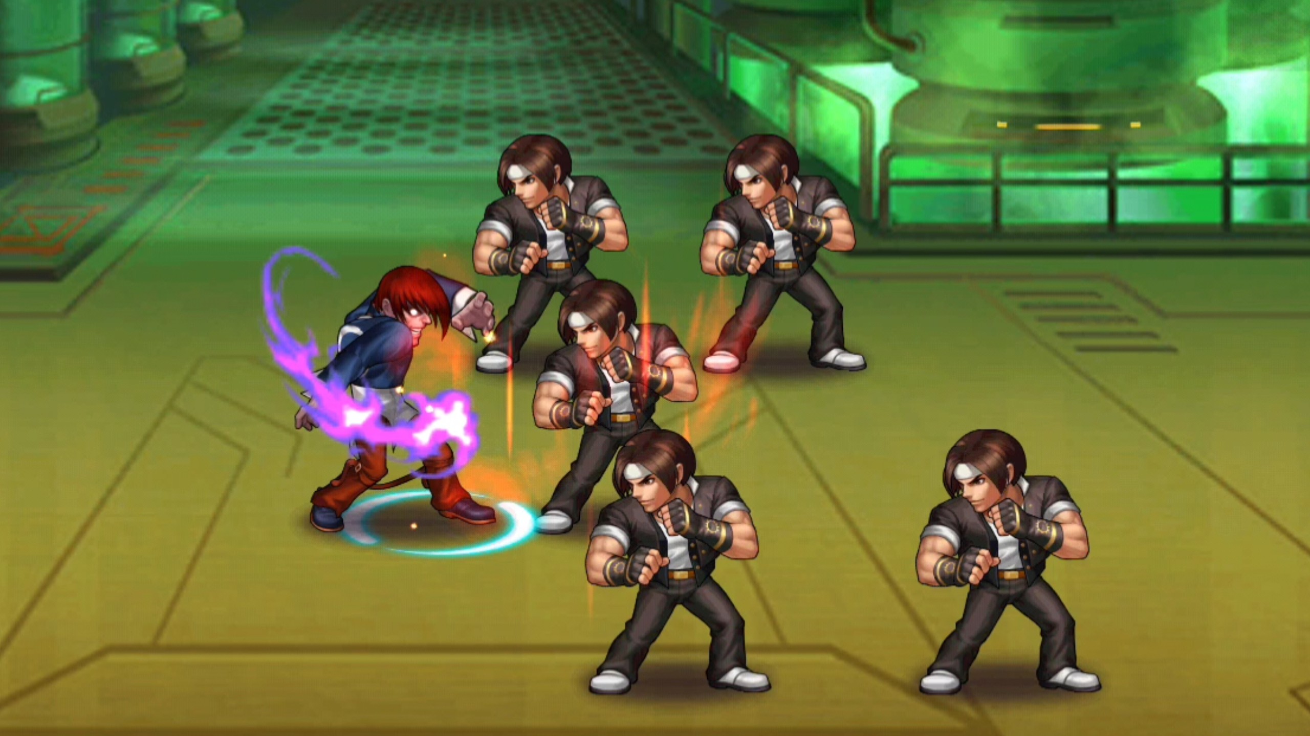 暴走八神庵暴打草薙京