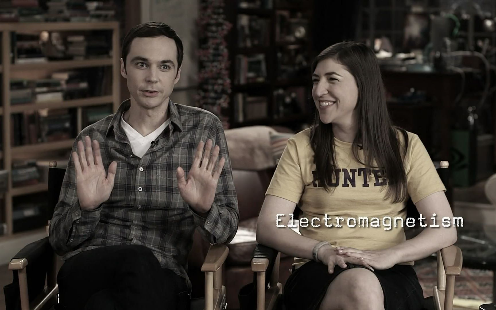 [tbbt/幕后]cp关系最美妙的时刻 谢耳朵与amy 莱纳德与佩妮 raj与漫画