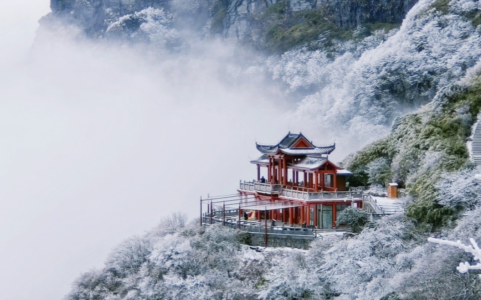 [图]梵 净 山 震 撼 雪 景