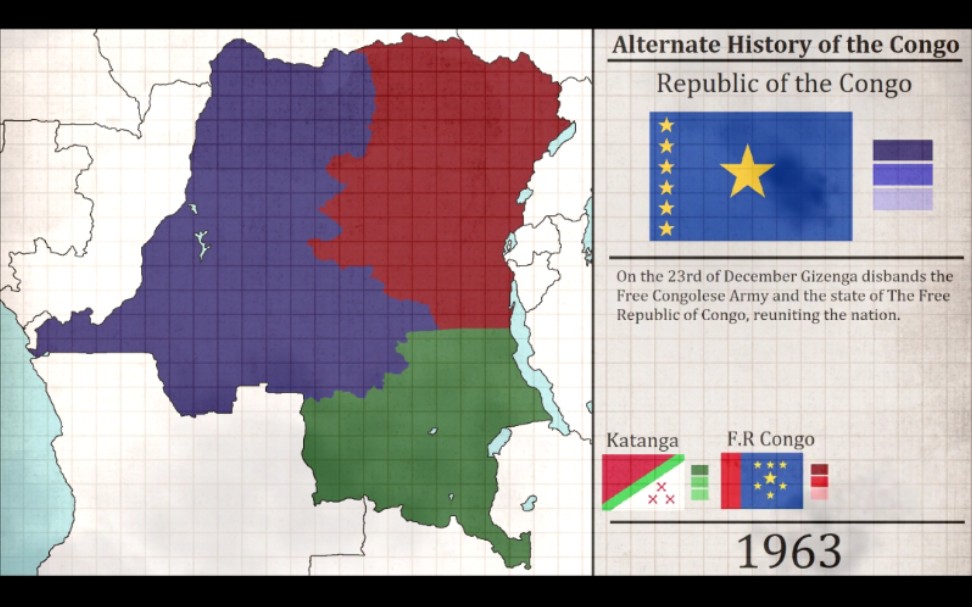 【架空历史地图】刚果(19602020)哔哩哔哩bilibili