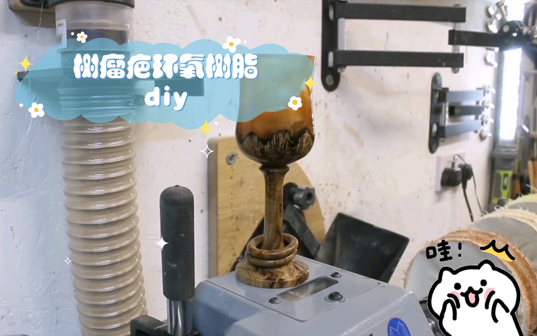 树瘤疤环氧树脂diy哔哩哔哩bilibili