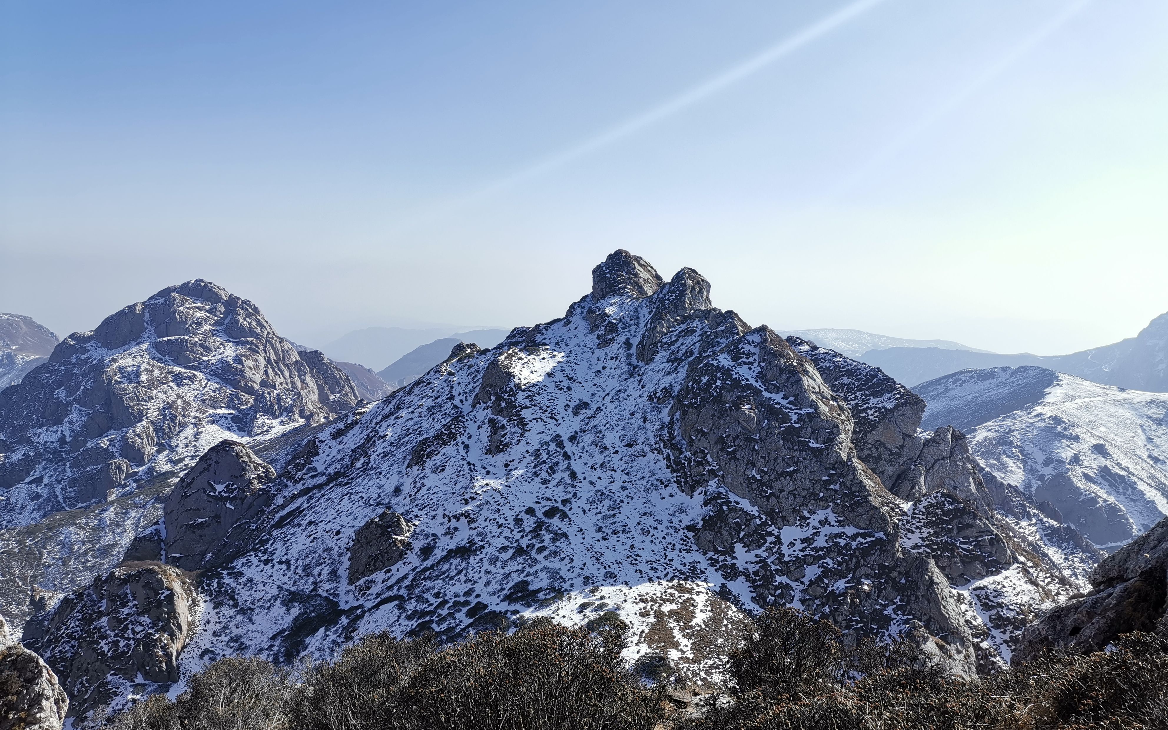 [图]挑战定西市第一高峰露骨山（冲顶篇）