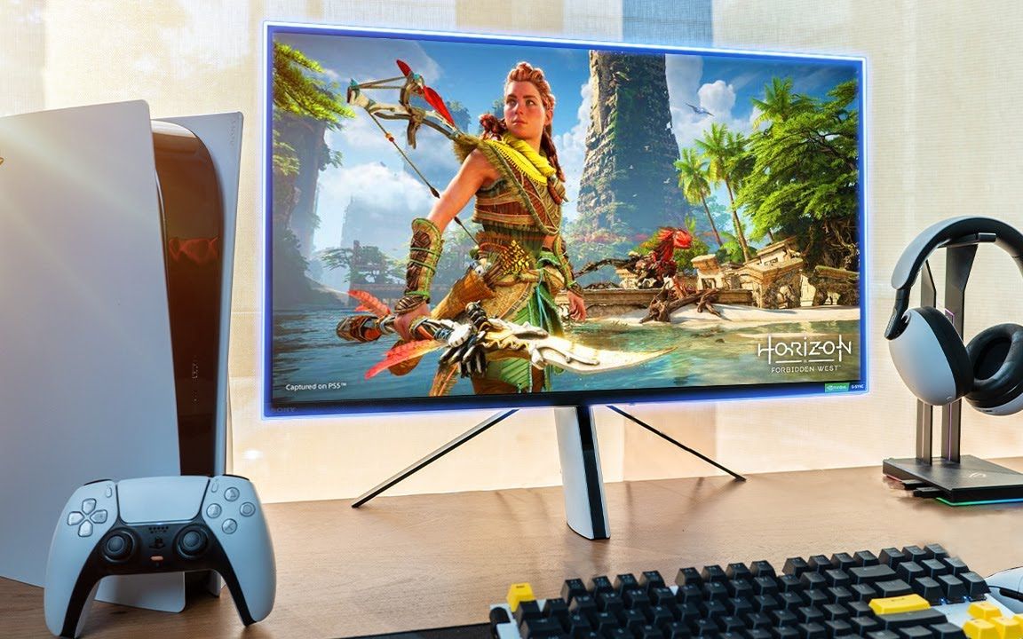 【主机开心】索尼 ps5 游戏显示器开箱试用