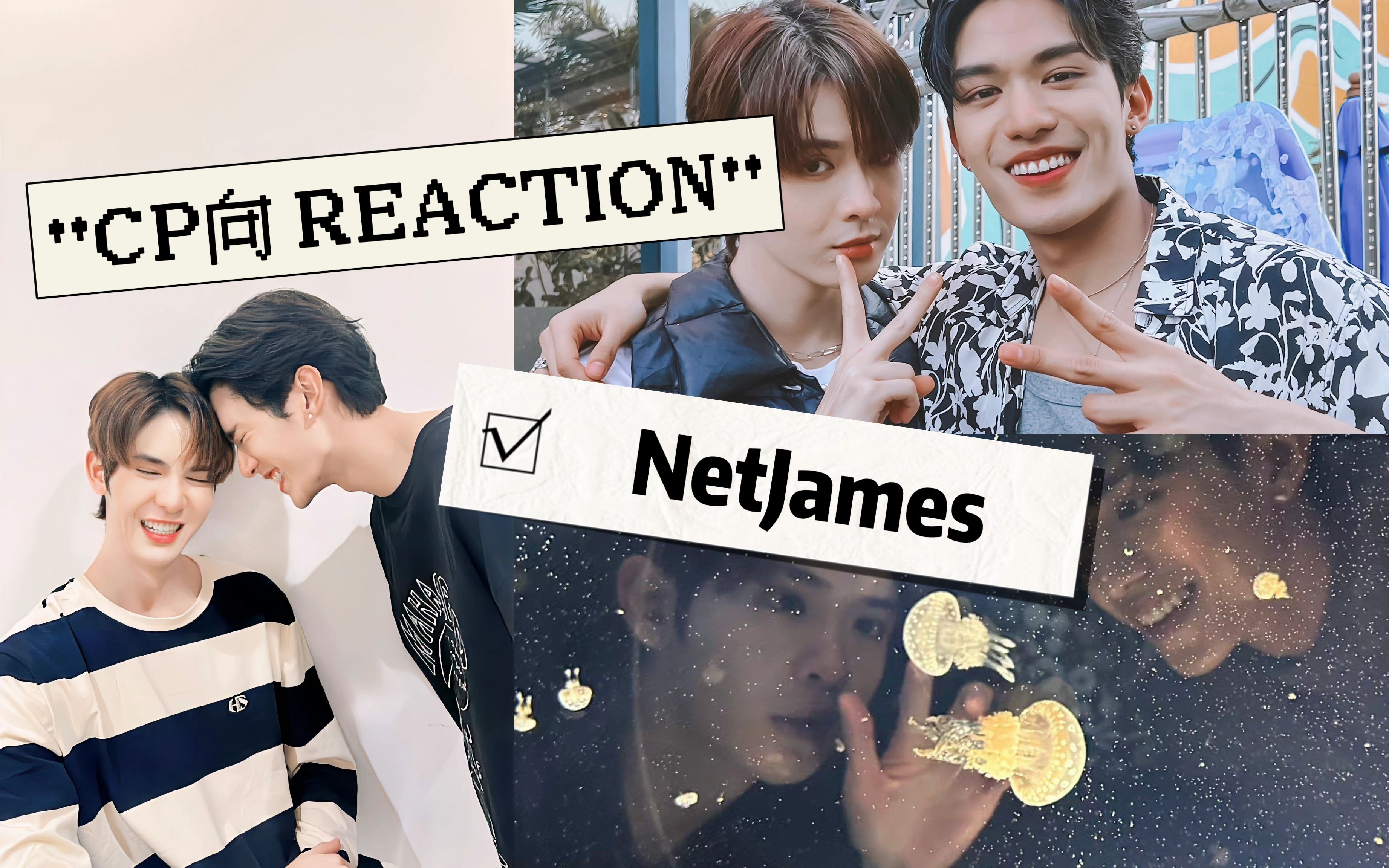 【CP reaction】NetJames篇2||看看现实向的甜,网哥和susu,你懂得!看视频要快乐~哔哩哔哩bilibili