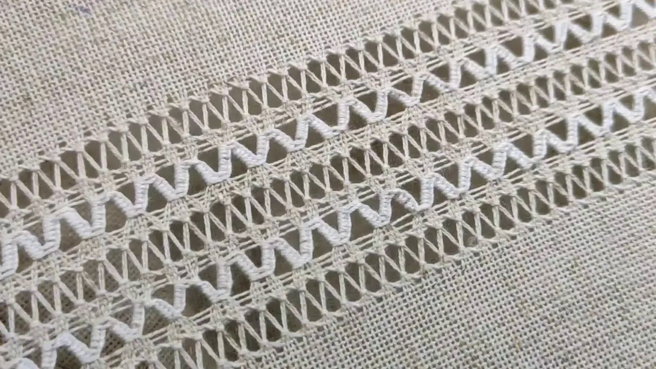 【oksana nedzelska】抽纱绣教程080