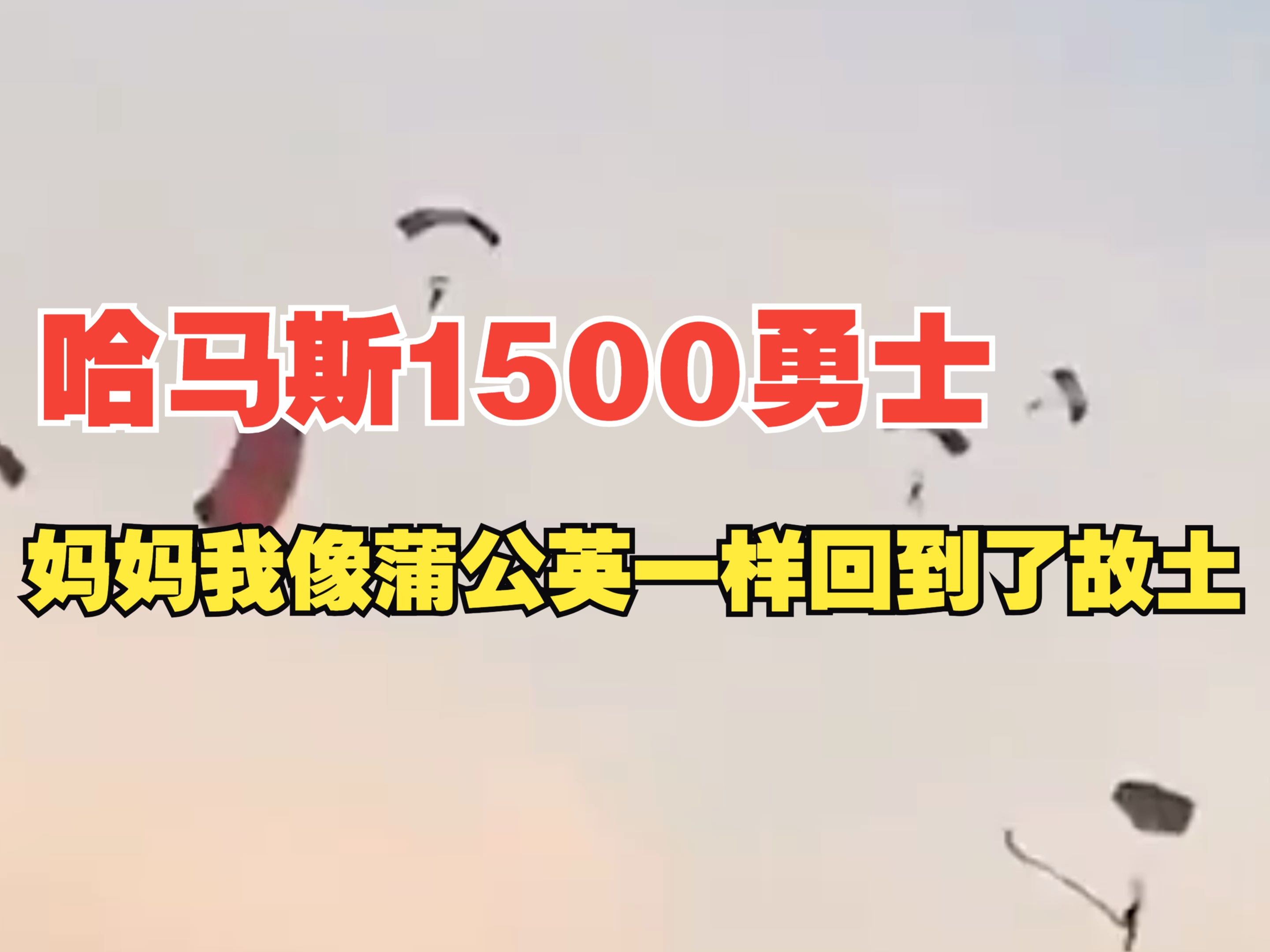 5月27日巴勒斯坦1500名滑翔伞勇士