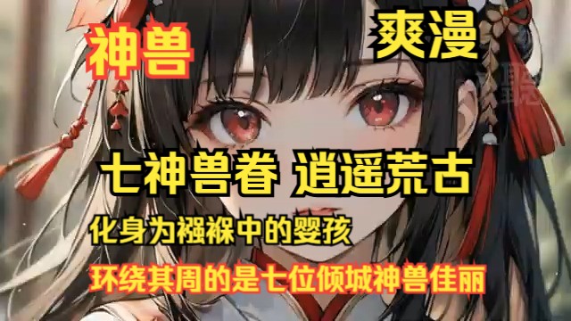 [图]《七神兽眷，逍遥荒古》 — 李逍魂穿至洪荒时代，化身为襁褓中的婴孩，环绕其周的是七位倾城神兽佳丽。自幼沐浴在无边宠溺之中，不仅神兽血脉源泉滚滚，祖兽遗技亦是信手