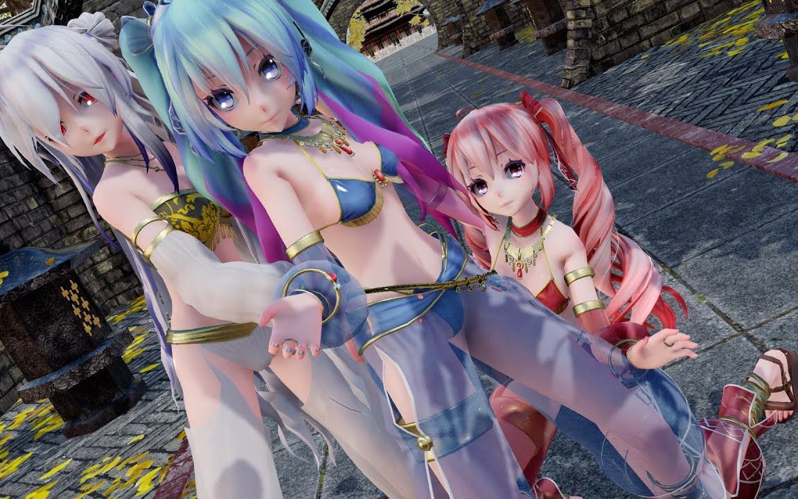 【MMD】虎视眈眈【TETO,HAKU,MIKU】【搬运】哔哩哔哩bilibili