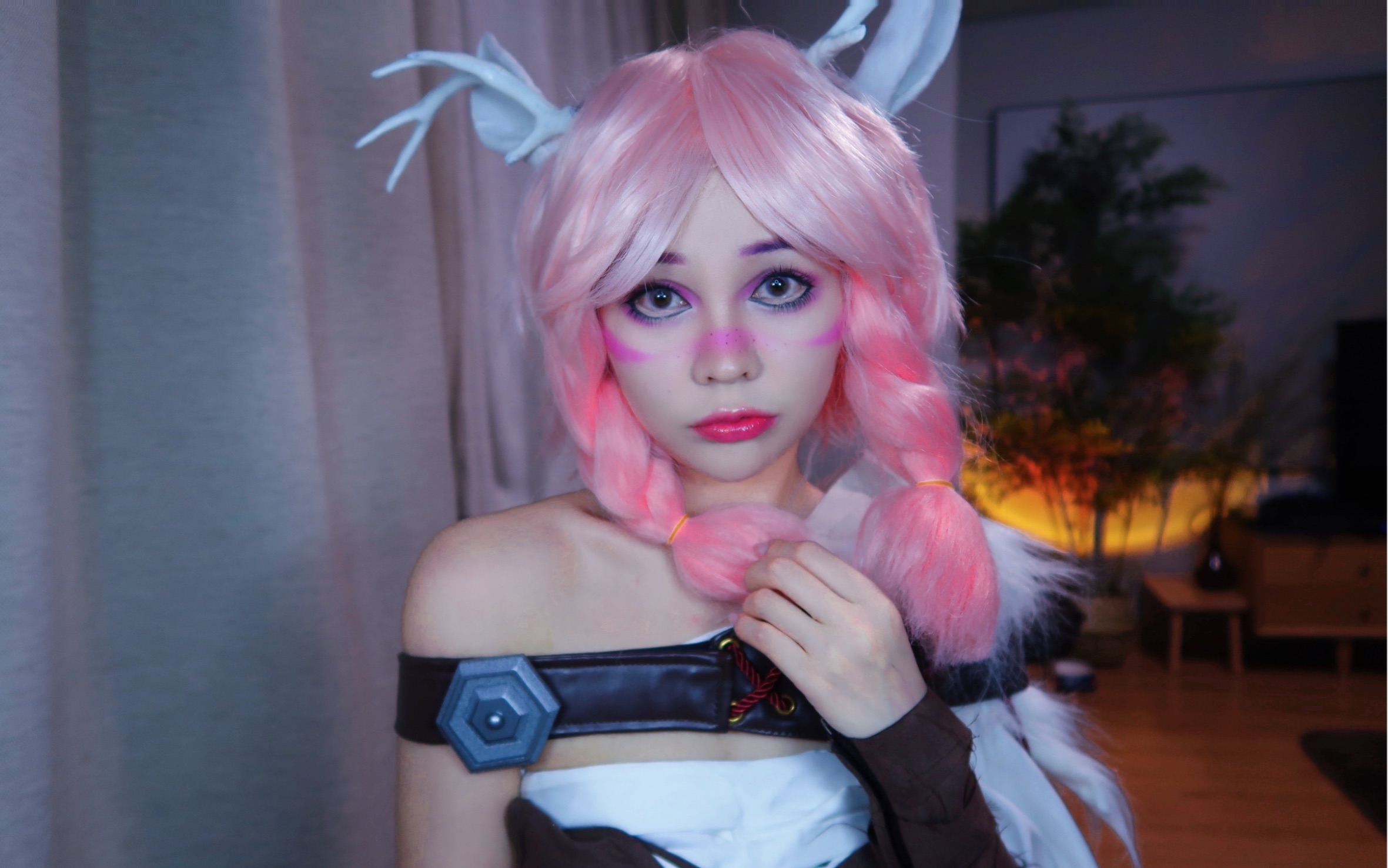 圣诞摇铃变装 #瑶瑶公主 #王者荣耀cos #瑶遇见神鹿