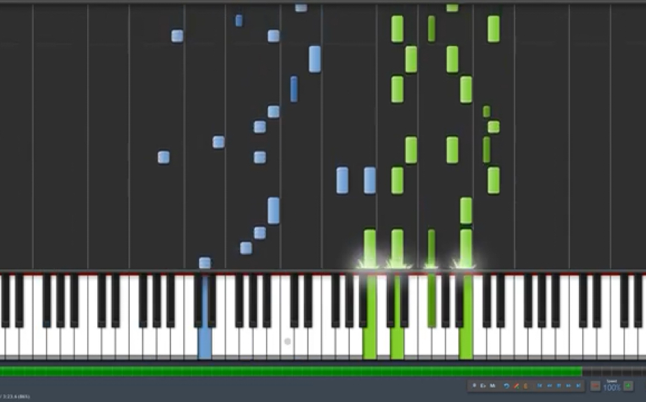 [图]【YouTube搬運】Hirari, Hirari 初音未來[ひらり、 ひらり] - Hatsune Miku Append (Piano Synthesia)