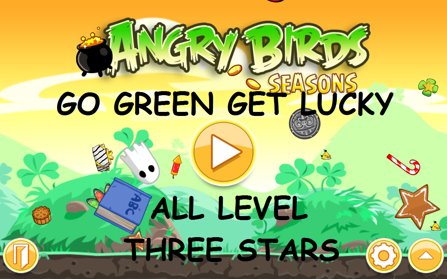 【愤怒的小鸟季节版(GO GREEN GET LUCKY)】三星重置版 ANGRY BIRDS SEASONS ALL LEVEL THREE STARS哔哩哔哩bilibili