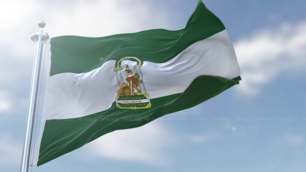 【西班牙】安达卢西亚区旗和区歌