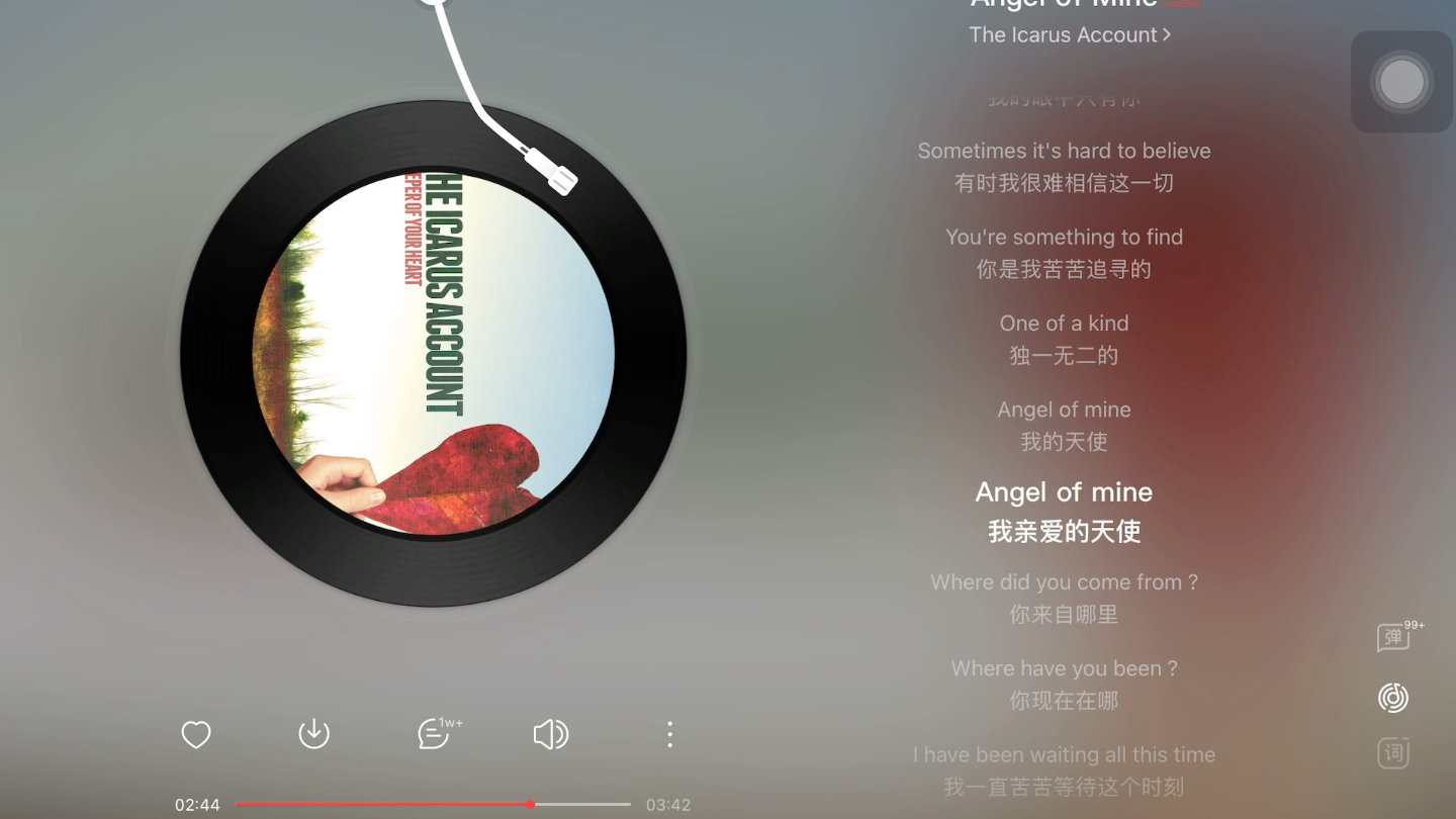 [图]｜日推歌单｜《Angel of Mine》The Icarus Account