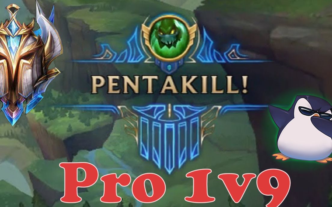 top pentakill 1v5