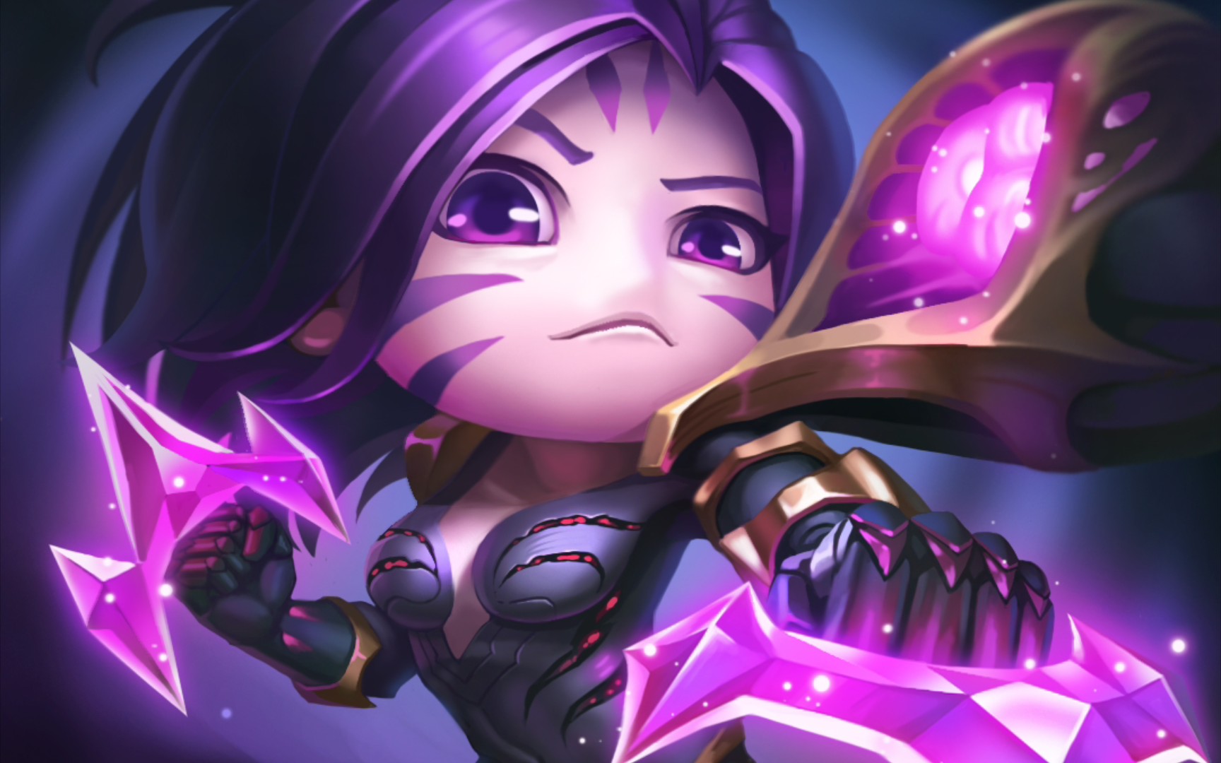 【猎手本能】卡莎 艾卡西亚的暴雨胡乱的拍在脸上._英雄联盟_精彩集锦