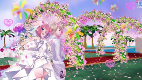 第六大陆 手机版 聚聚 结婚场景分享 哔哩哔哩