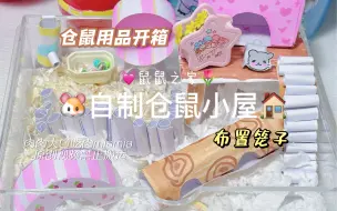 Descargar video: 自制仓鼠小屋｜模拟布置笼子