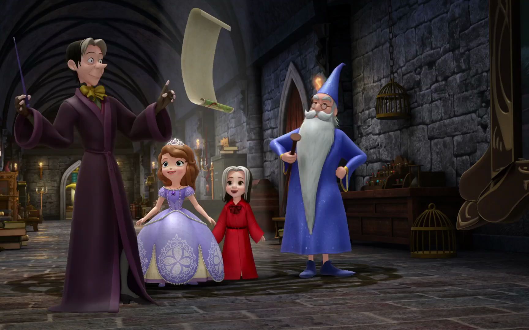 [图]【Sofia the First 小公主苏菲亚 S3 第三季】Gone with the Wand - Like Merlin