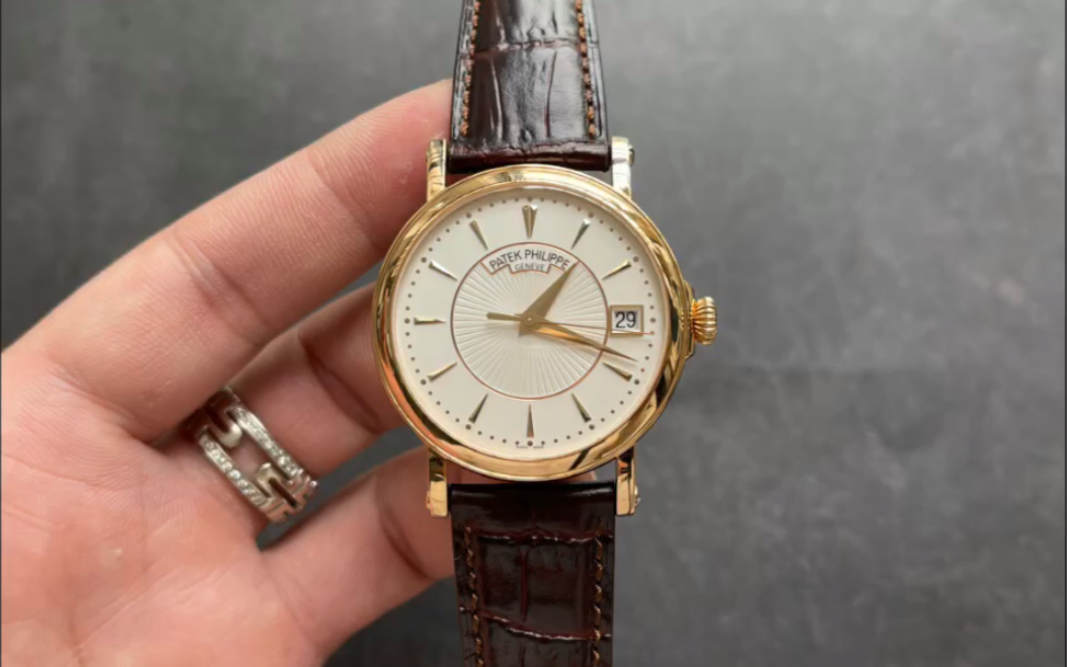 百达 古典系列翻盖玫瑰金