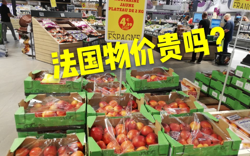 法国物价贵吗法国物价好便宜带你逛逛法国超市