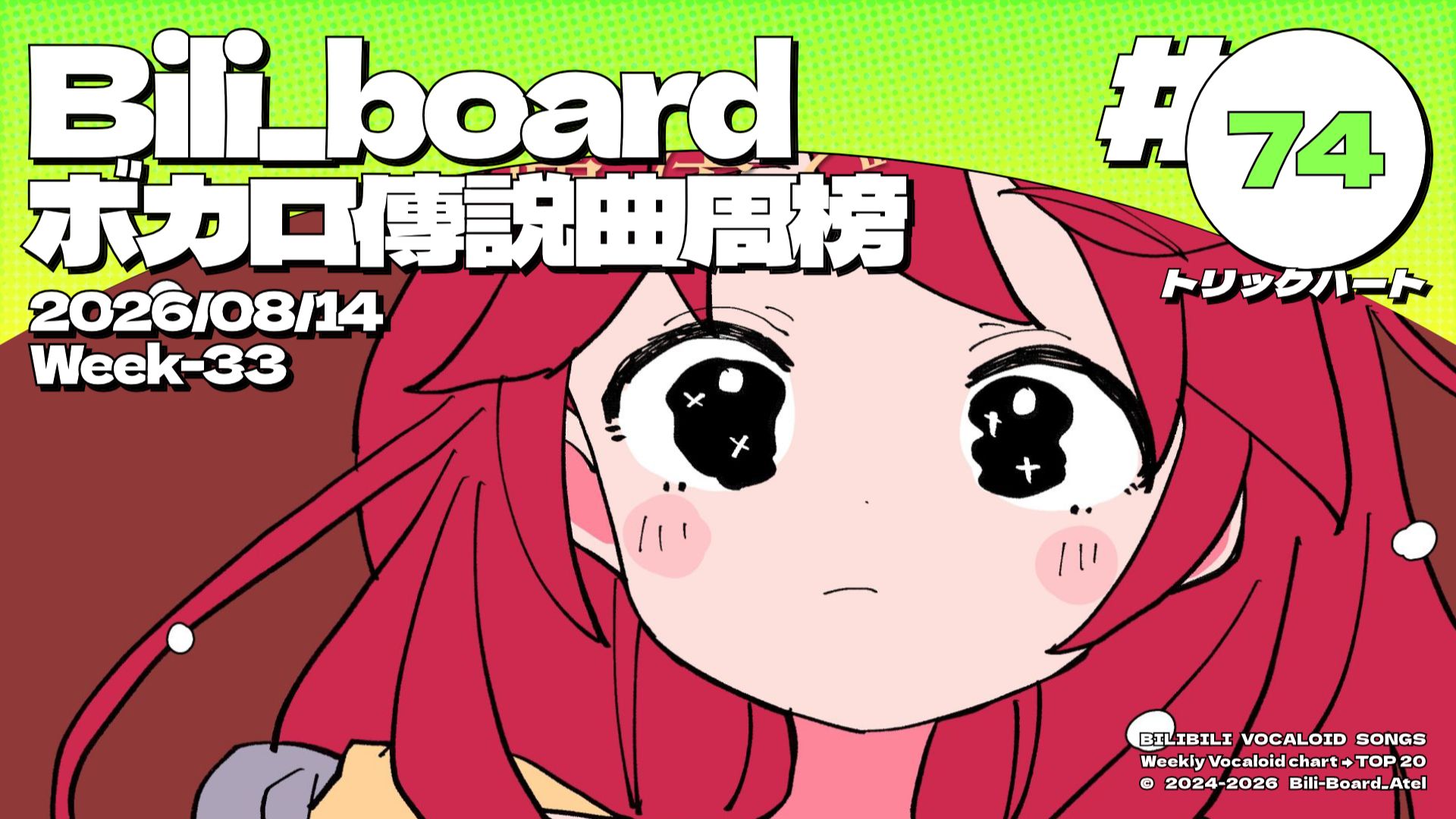 Bili_Board术力口传说曲周榜第74期2026年8月14日第33周