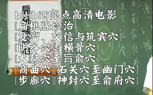 [图][DVD]倪海厦人纪针灸教程第二十二期：[扁桃腺诊治][复溜、交信与筑宾穴][阴谷穴与横骨穴][大赫穴至肓俞穴][商曲穴][石关穴至幽门穴][步廊穴][神封穴至