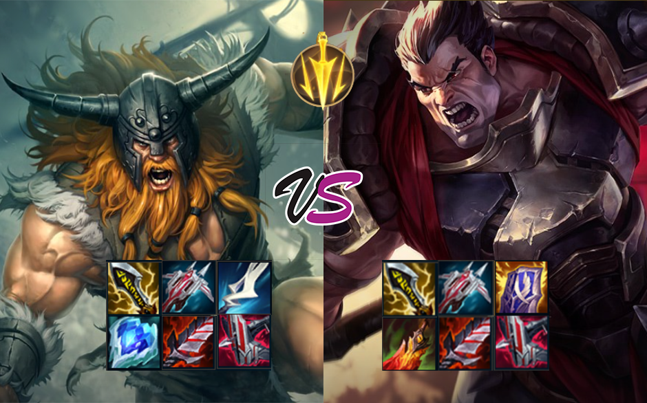 【lol六神单挑】奥拉夫vs诺手 跑快点儿,再跑快点儿!