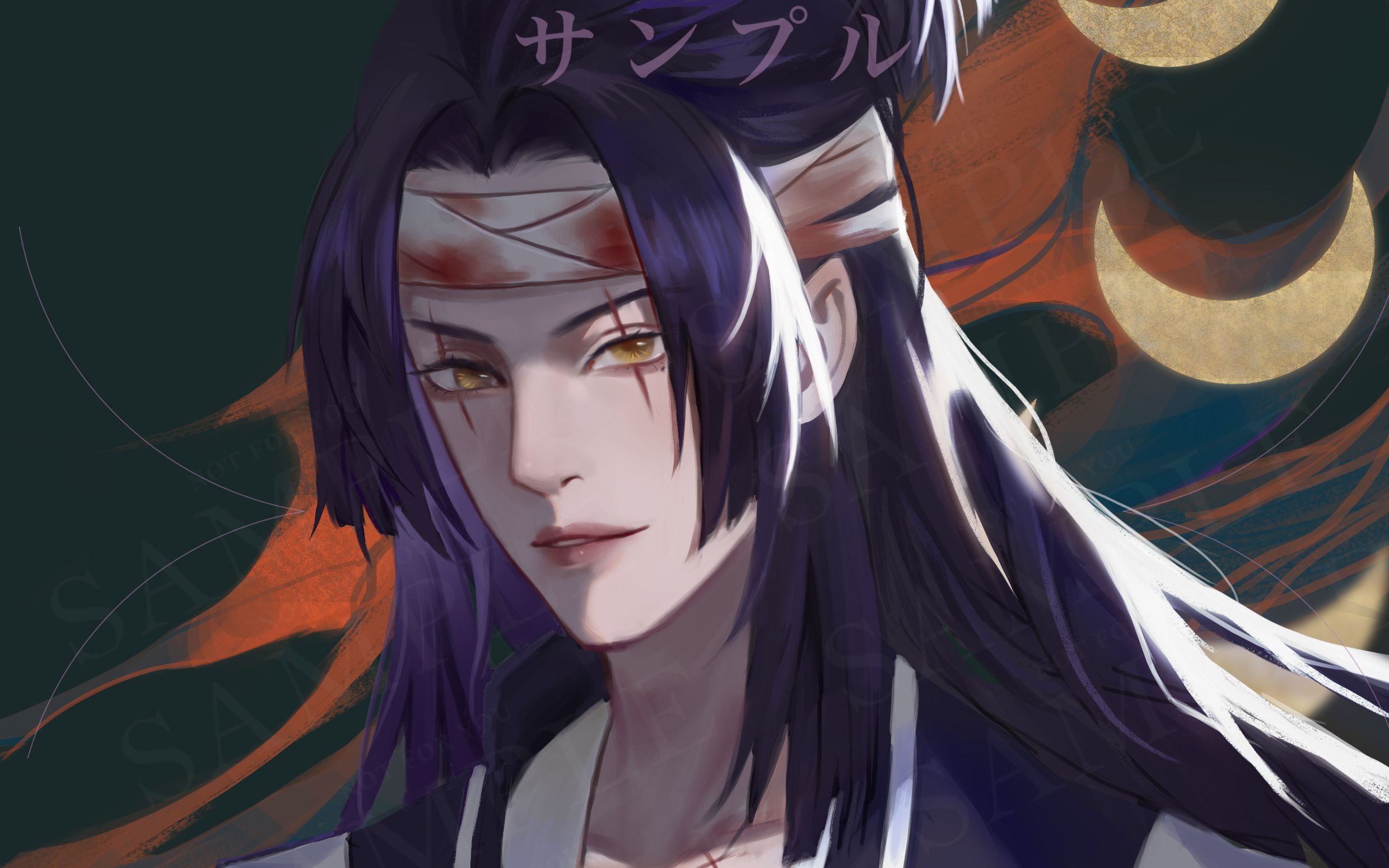 【绘画过程】鬼切,倍速过程