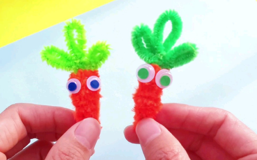 活动  扭扭棒胡萝卜