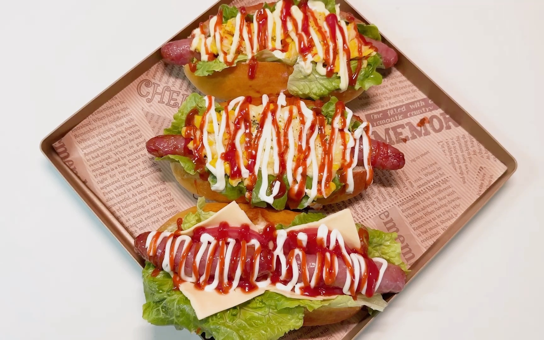 玉米芝士热狗,美式芝士热狗,做法超简单,动手做起来吧!