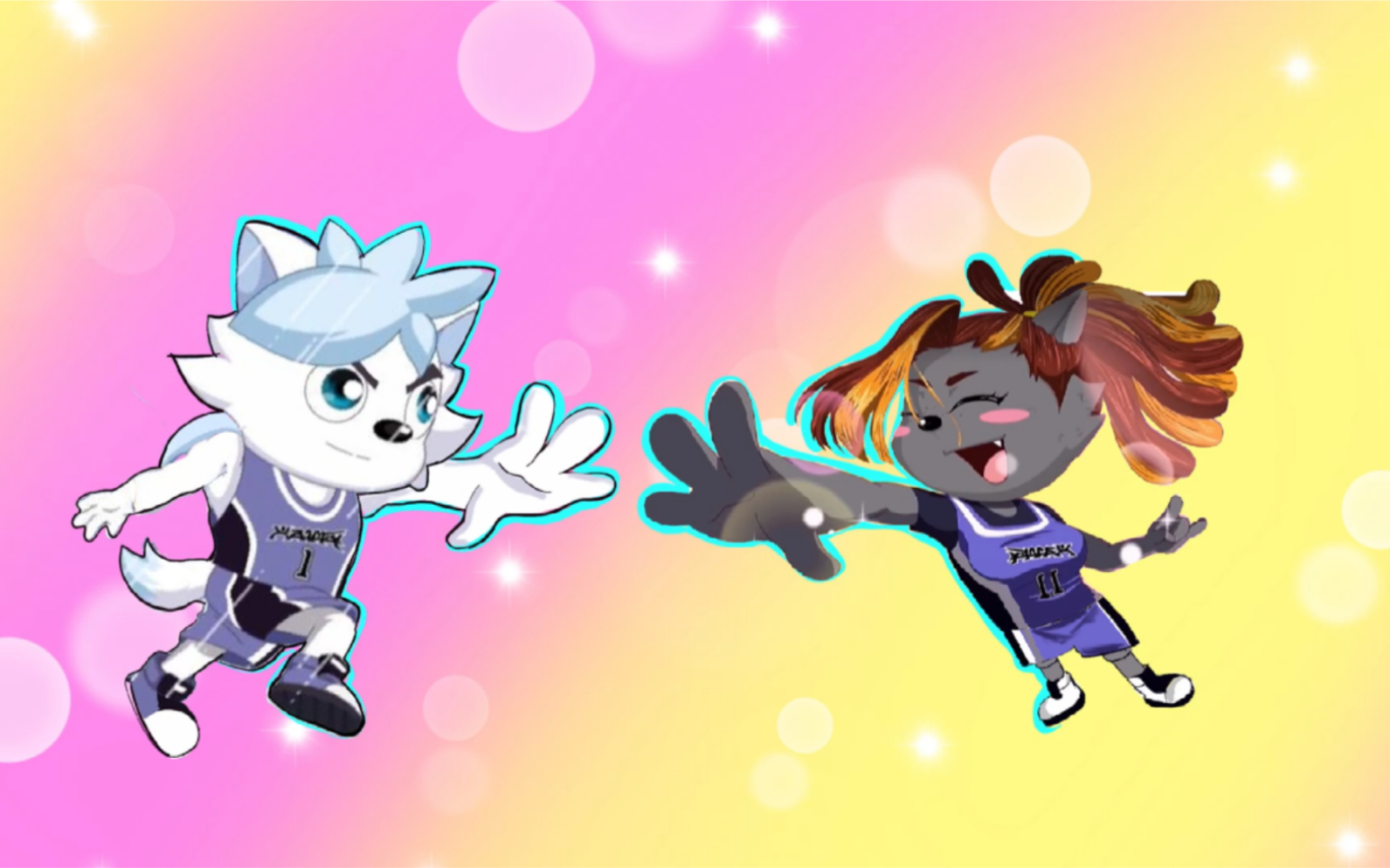 喜羊羊与灰太狼之筐出胜利:玉太狼和球胜狼合体,好可爱!