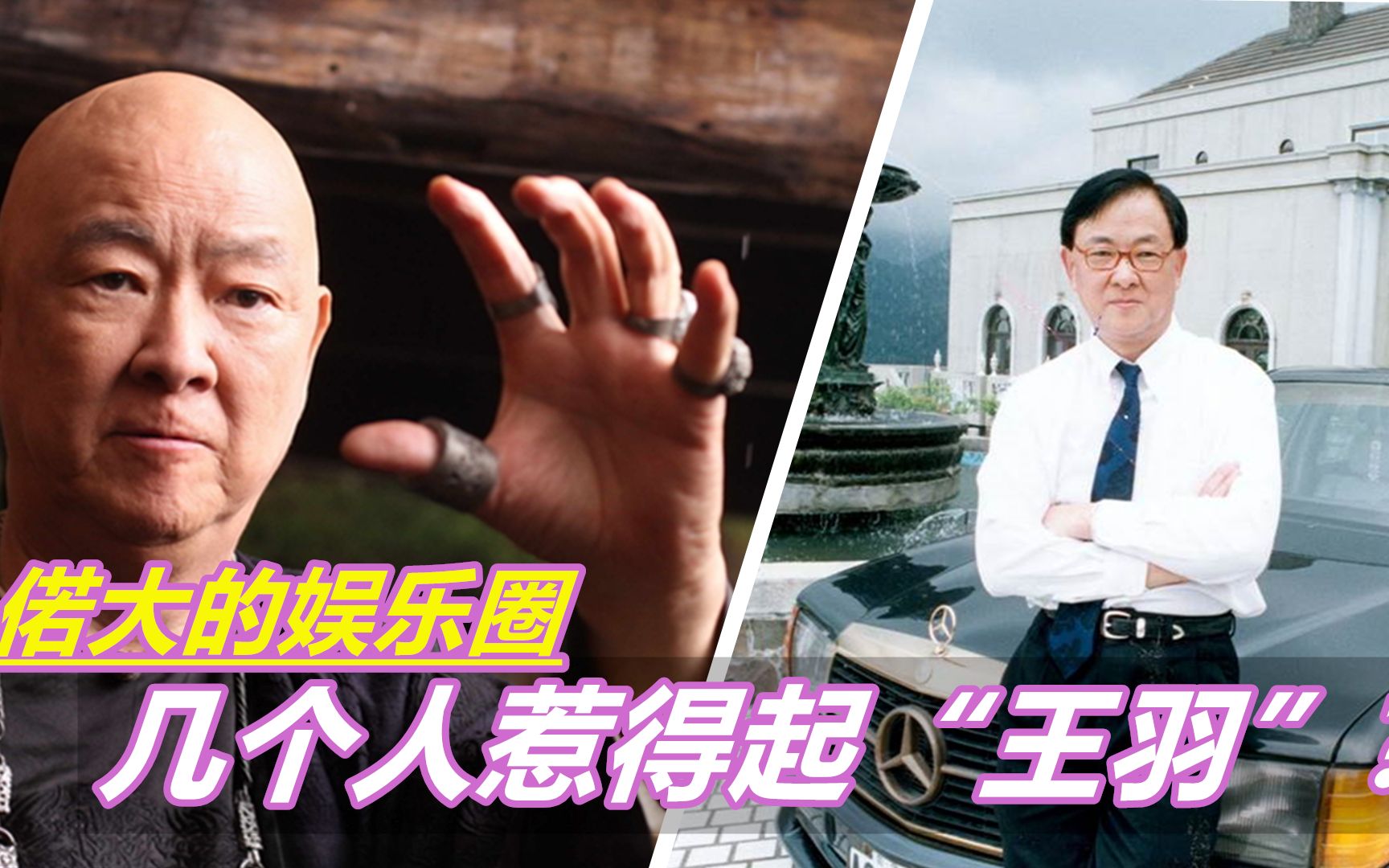 让谢贤赶紧爬來台湾见我,半黑半白的王羽是谁?