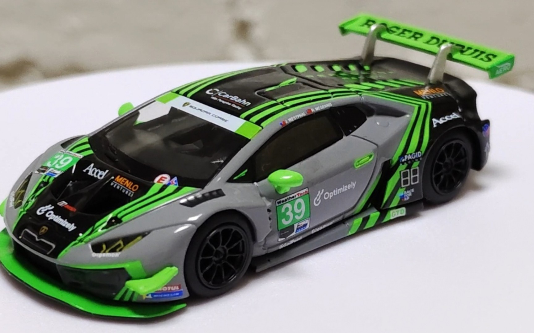 minigt 兰博基尼 飓风 huracán gt3 evo 2022 imsa road america 2nd