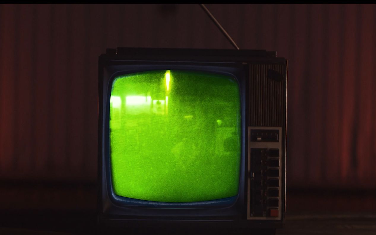 vhs绿幕旧电视第二弹1080p很适合玩蒸汽波