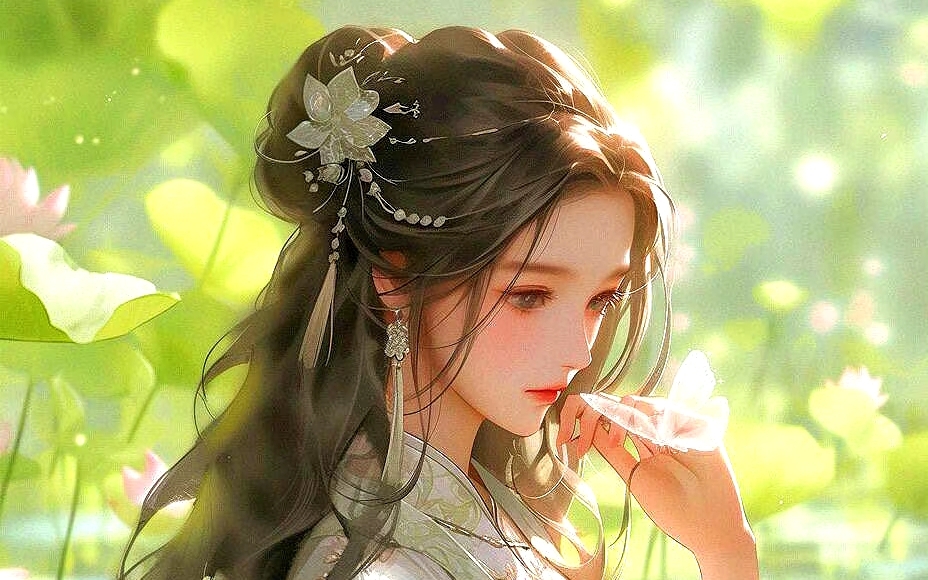 古风插画女生头像