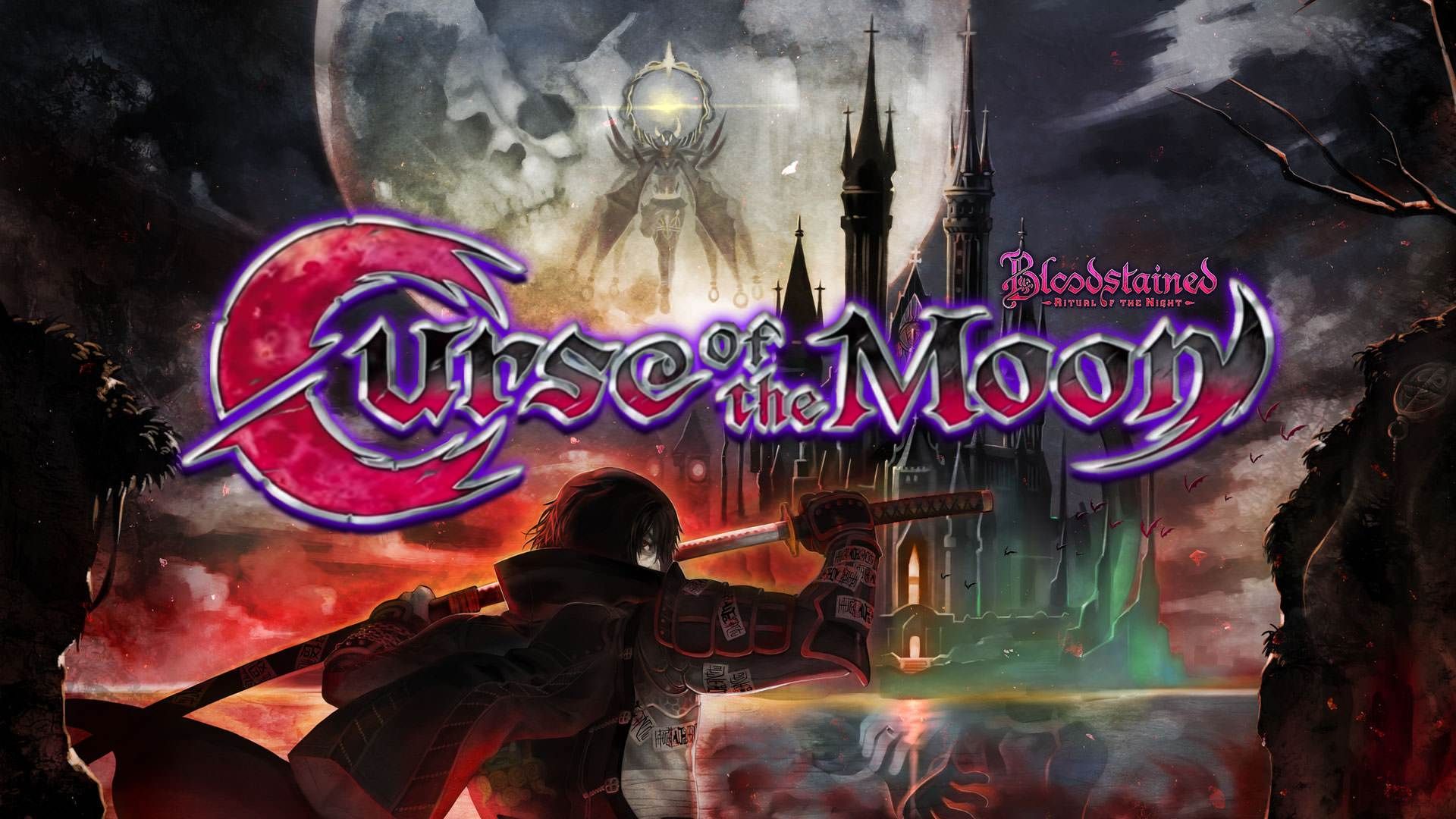 【Bloodstained Curse of the Moon 血污 月之诅咒】 Switch主机游戏通关视频永久收藏版【高清60帧】童年回忆