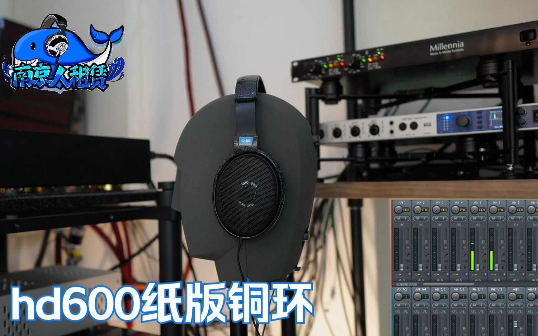 sennheiser森海塞尔 头版首版初版 hd600纸版铜环 原线6.35 人头麦录音分享【加州旅馆】哔哩哔哩bilibili