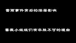 雷雨事件背后的深层思考 蔷薇小姐姐有非胜不可的理由