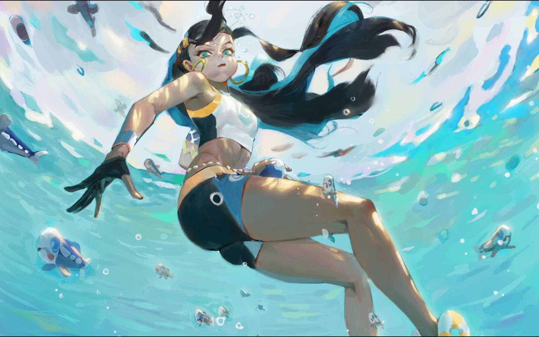 宝可梦剑盾第七期(成功击败冷艳黑皮美人露璃娜)