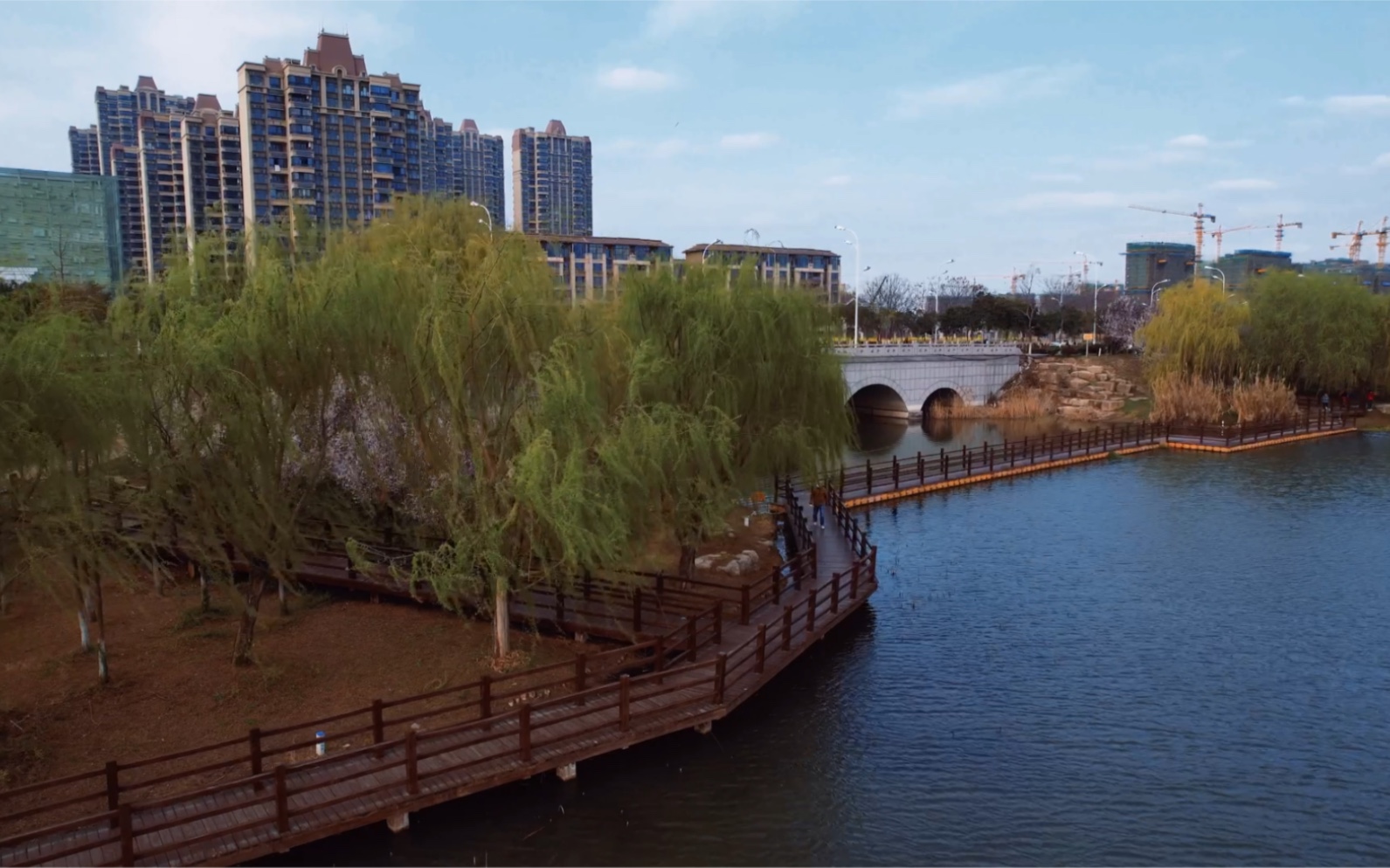 皖若春风 相淮故里——淮北东湖,中湖春意盎然