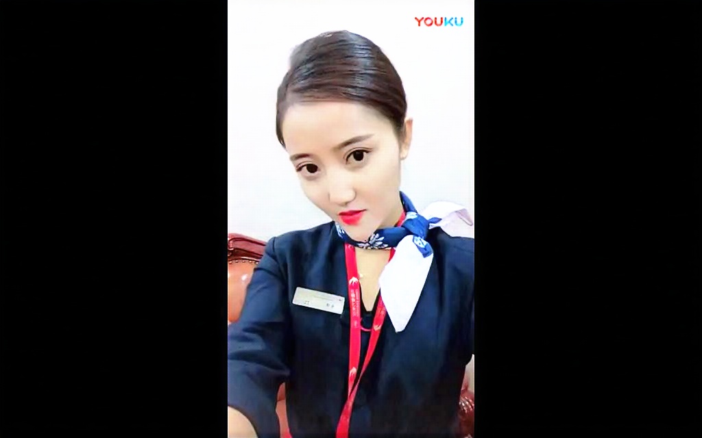 东航制服的漂亮小空姐, 颜值高, 人人都爱_哔哩哔哩_bilibili